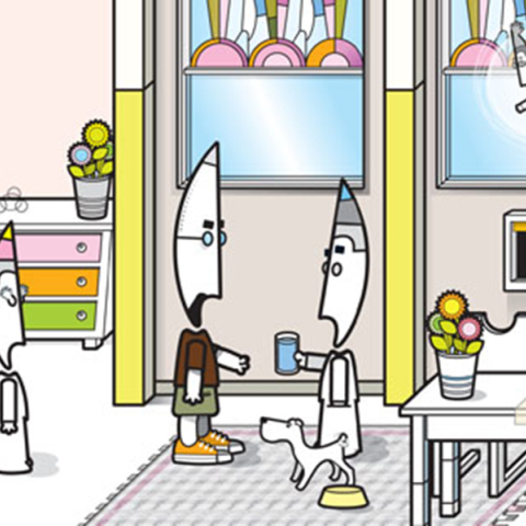 Τα κωνικά ανθρωπάκια του Μιχάλη Αντωνόπουλου ξαναχτυπούν