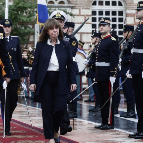 Κατερίνα Σακελλαροπούλου: Το μήνυμα της Προέδρου της Δημοκρατίας για την επέτειο της απελευθέρωσης της Θεσσαλονίκης και τη γιορτή του Αγίου Δημητρίου.