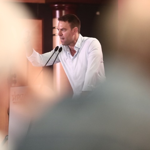 Ο πρόεδρος του ΣΥΡΙΖΑ, Στέφανος Κασσελάκης