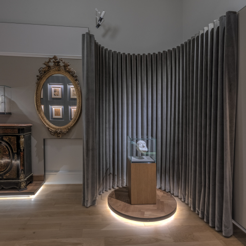 Άποψη από την έκθεση στο Αρχείο Καβάφη