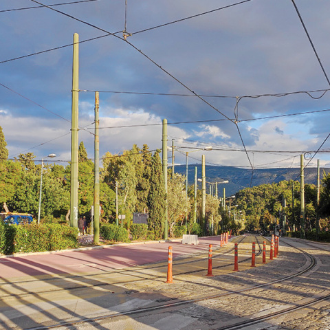 Ποδηλατόδρομος στη Βασιλίσσης Όλγας