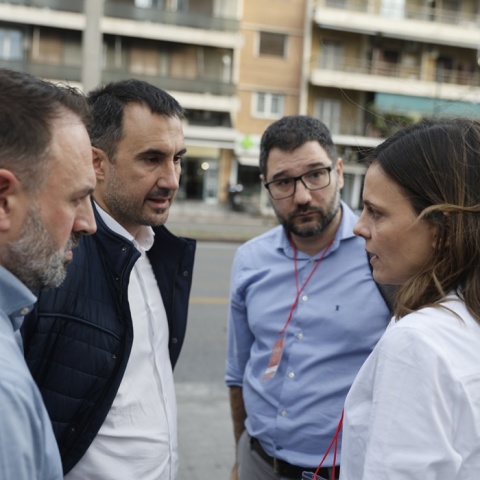 Αλέξης Χαρίτσης, Νάσος Ηλιόπουλος και Έφη Αχτσιόγλου