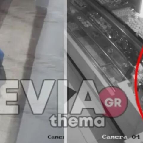 Χαλκίδα: Διέρρηξε ζαχαροπλαστείο με πλάκα πεζοδρομίου 