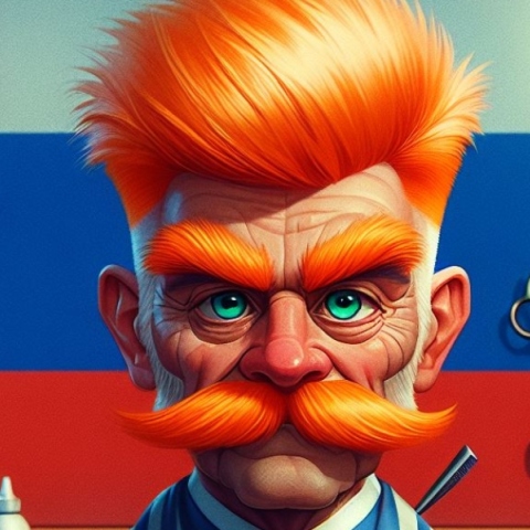 Ο κουρέας στο στενάκι με το περουκίνι