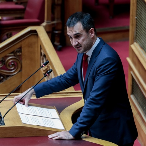 Ο επικεφαλής της Κοινοβουλευτικής Ομάδας της Νέας Αριστεράς, Αλέξης Χαρίτσης