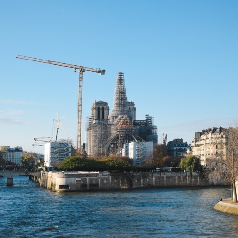 Εργασίες αποκατάστασης στην Παναγία των Παρισίων