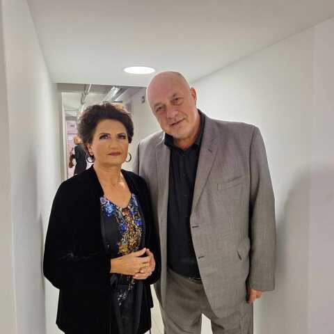 Η Άλκηστις Πρωτοψάλτη και ο Αχιλλέας Μπέος