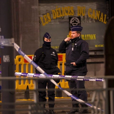 Αστυνομικοί στο Βέλγιο έχουν αποκλείσει σημείο μετά από περιστατικό