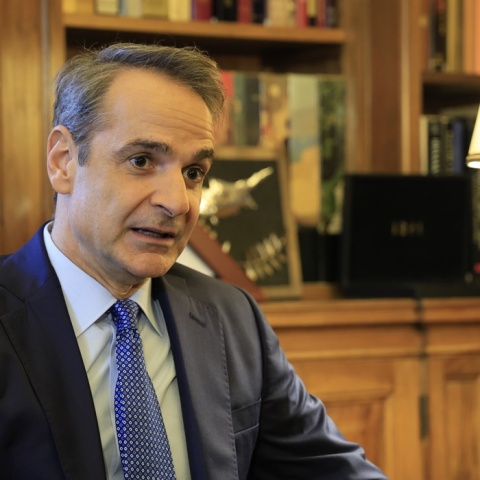 Ο πρωθυπουργός Κυριάκος Μητσοτάκης