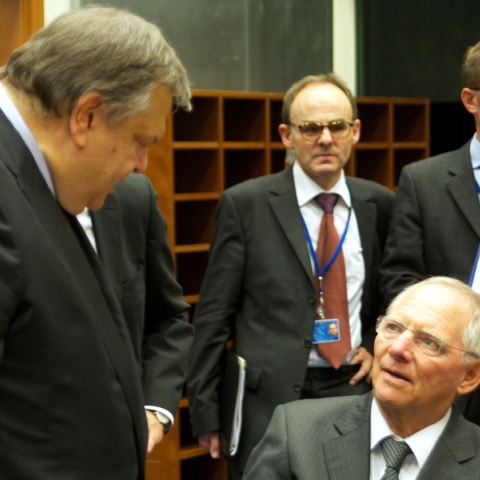 Οι δύο αποχαιρετισμοί του Βενιζέλου στον Σόιμπλε 