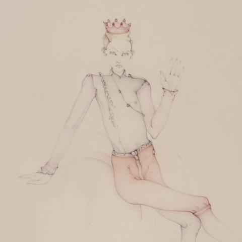 Λεπτομέρεια από το έργο The Emperor I της Χριστιάνας Σούλου