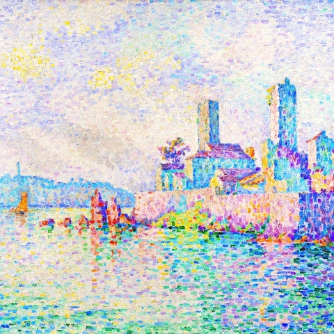 Paul Signac (1863-1935), Αντίμπ. Οι Πύργοι, 1911