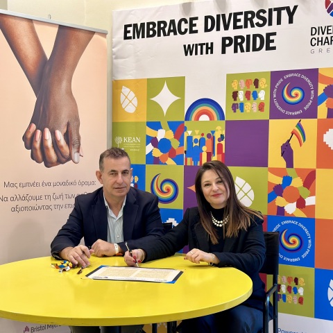 Τη Χάρτα Διαφορετικότητας για τις ελληνικές επιχειρήσεις υπογράφει η Bristol Myers Squibb Ελλάδας