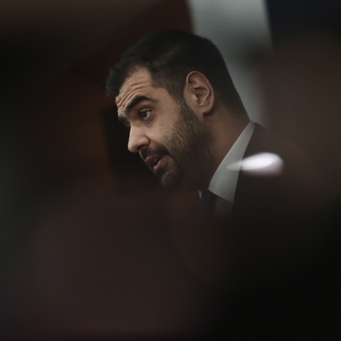 Ο κυβερνητικός εκπρόσωπος, Παύλος Μαρινάκης