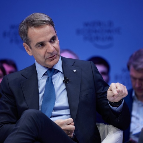 Ο Κυριάκος Μητσοτάκης στο Παγκόσμιο Οικονομικό Φόρουμ στο Νταβός