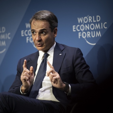 Ο Κυριάκος Μητσοτάκης στο Παγκόσμιο Οικονομικό Φόρουμ στο Νταβός