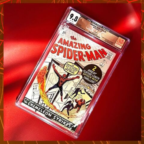 Αντίτυπο του πρώτου τεύχους του «The Amazing Spider-Man» πωλήθηκε 1,38 εκ. δολάρια - Ποσό ρεκόρ για το συλλεκτικό κόμικ της Marvel.