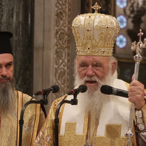 Ο Αρχιεπίσκοπος Ιερώνυμος