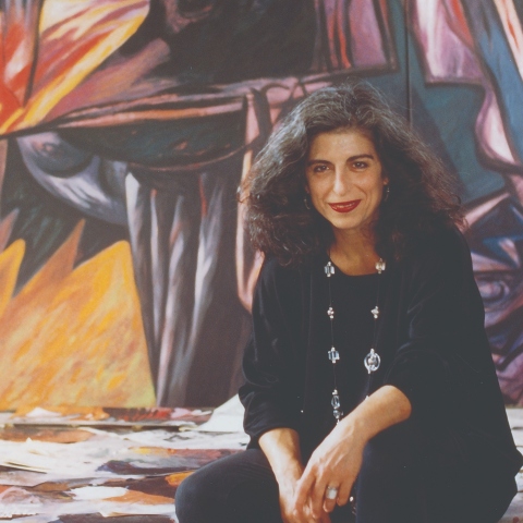 Η ζωγράφος Ηρώ Κανακάκη