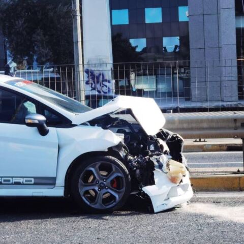 Τροχαίο ατύχημα επί της λεωφόρου Κηφισίας στο Μαρούσι