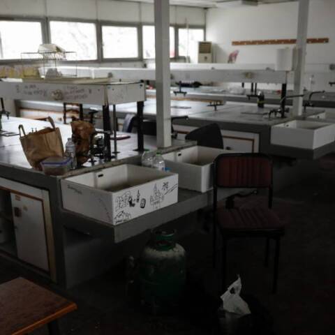 Εκκένωση κατάληψης, Φαρμακευτική ΑΠΘ © SOOC