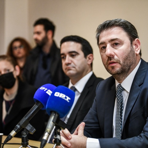 Ο πρόεδρος του ΠΑΣΟΚ, Νίκος Ανδρουλάκης