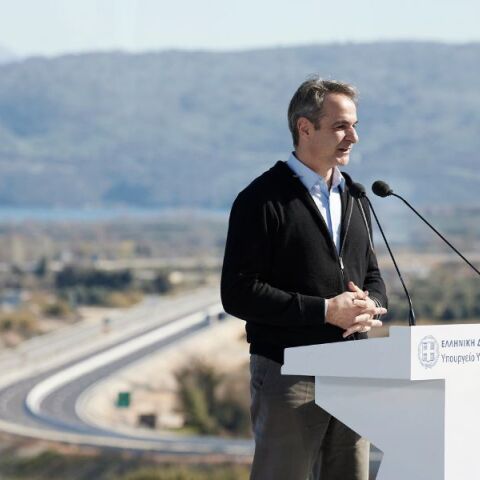 Ο Κυριάκος Μητσοτάκης εγκαινιάζει τον αυτοκινητόδρομο Άκτιο - Αμβρακία