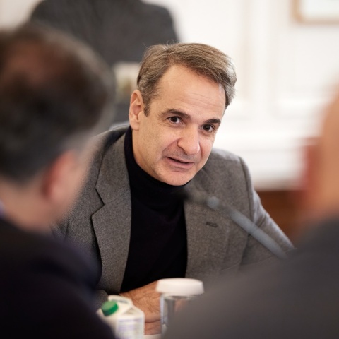 Ο πρωθυπουργός Κυριάκος Μητσοτάκης