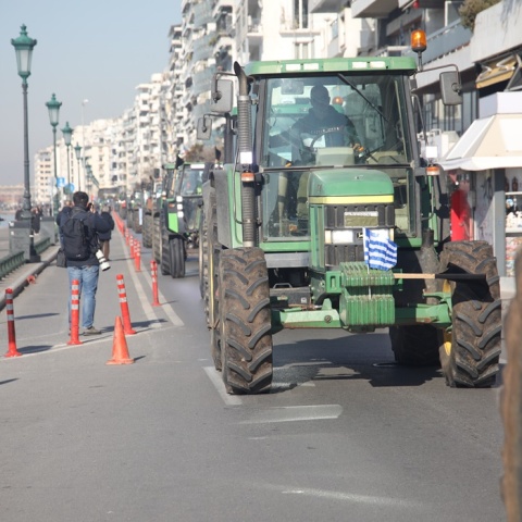 Τρακτέρ στη Θεσσαλονίκη για την Agrotica