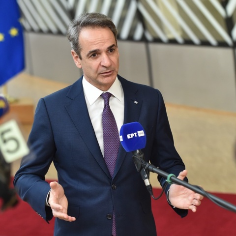 Ο Έλληνας πρωθυπουργός Κυριάκος Μητσοτάκης