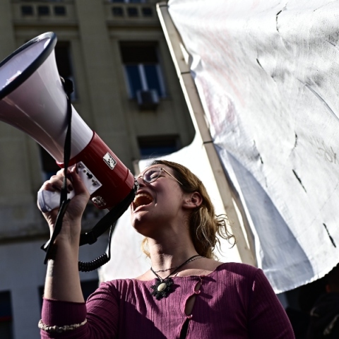 Στιγμιότυπα από το πανεκπαιδευτικό συλλαλητήριο στην Αθήνα