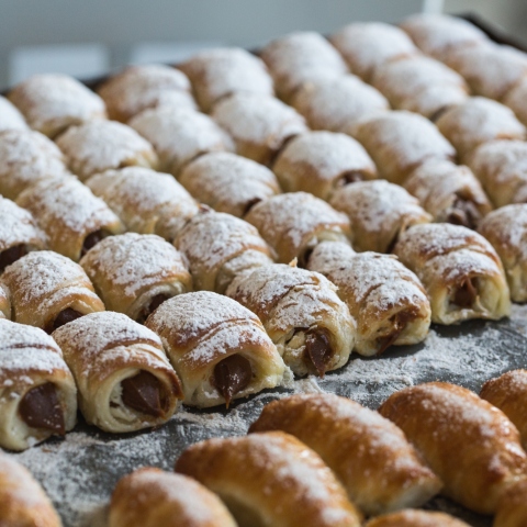 Βizcochos με dulce de leche  