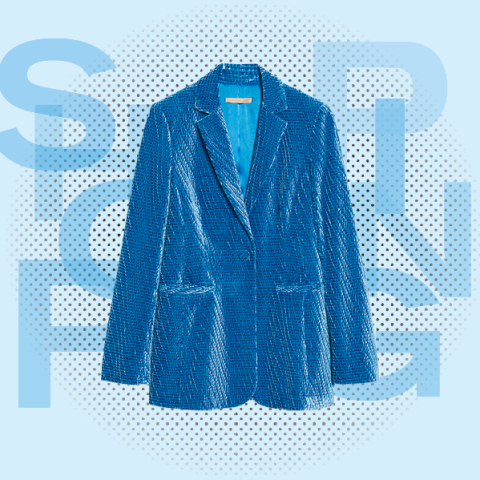 μπλε σακάκι