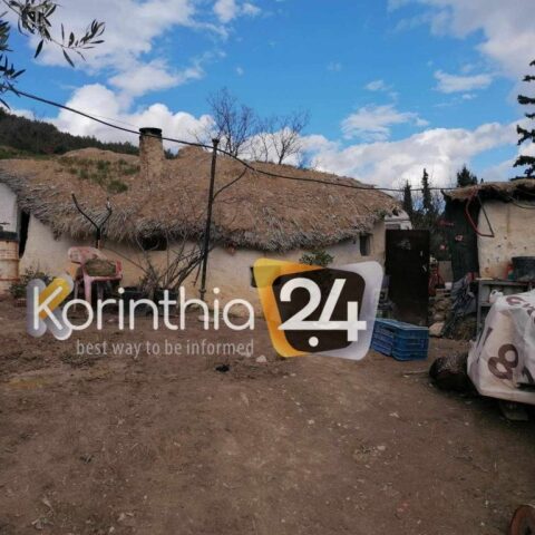 Το σπίτι - λαγούμι στο οποίο ζουν τα μέλη της οικογένειας παλαιοχριστιανών στην Κόρινθο