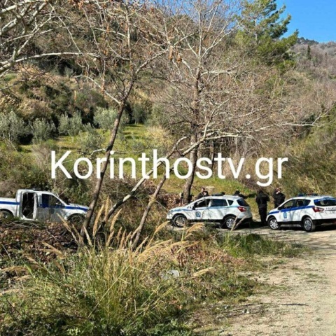 Εικόνα από την αστυνομική επιχείρηση στο σημείο όπου ζει η κοινότητα των παλαιοχριστιανών στην Κορινθία