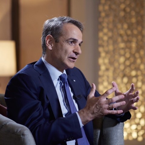 Ο Κυριάκος Μητσοτάκης σε forum στην Ινδία