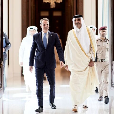 Κυριάκος Μητσοτάκης: Οι επενδυτικές ευκαιρίες στην Ελλάδα στο επίκεντρο της συνάντησης του πρωθυπουργού με τον εμίρη του Κατάρ.