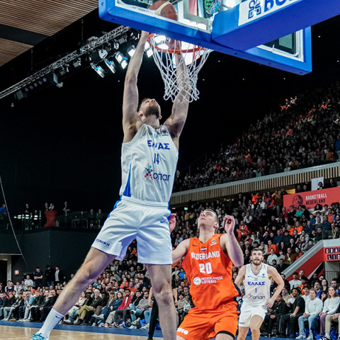 Προκριματικά Ευρωμπάσκετ 2025: Η Εθνική Ελλάδας κέρδισε την Ολλανδία 74-72