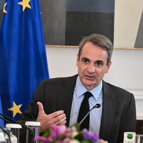 Ο Κυριάκος Μητσοτάκης στο Υπουργικό Συμβούλιο