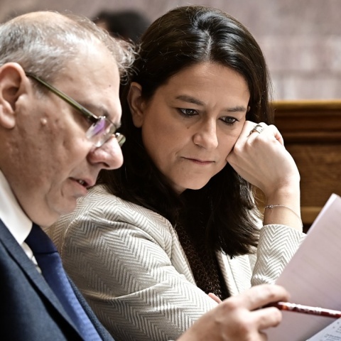 Η υπουργός Εσωτερικών, Νίκη Κεραμέως