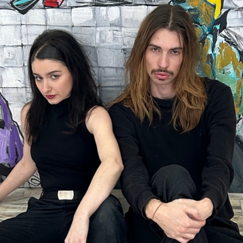 Οι ζωγράφοι Μαρία Διαμαντίδου και Ζώης Γέρος