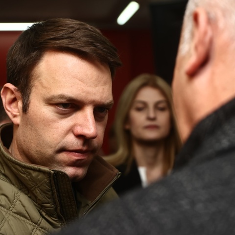 Ο πρόεδρος του ΣΥΡΙΖΑ, Στέφανος Κασσελάκης