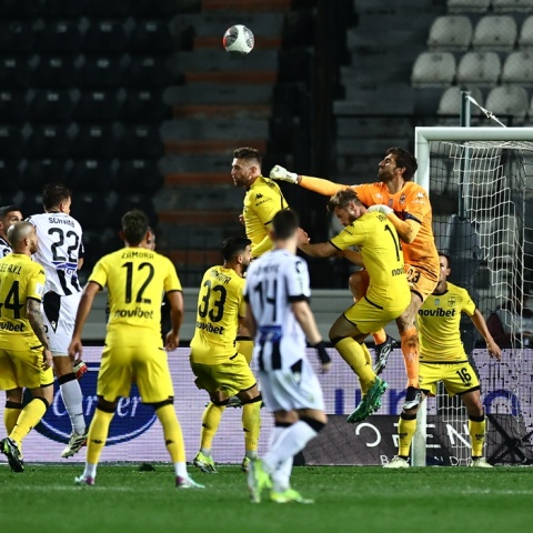 Φάση από τον αγώνα μεταξύ του ΠΑΟΚ και του Άρη στην Τούμπα