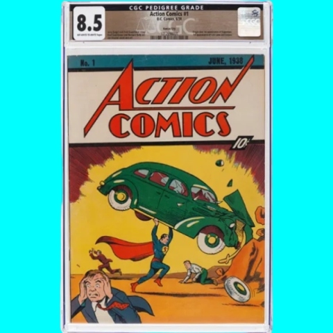 Σούπερμαν: Το σπάνιο αντίτυπο του τεύχους με την πρώτη περιπέτεια του ήρωα της DC Comics διεκδικεί ρεκόρ πώλησης σε δημοπρασία.