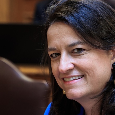 Η υπουργός Εσωτερικών, Νίκη Κεραμέως