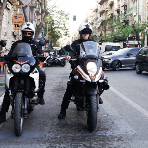 Μηχανές της Δημοτικής Αστυνομίας