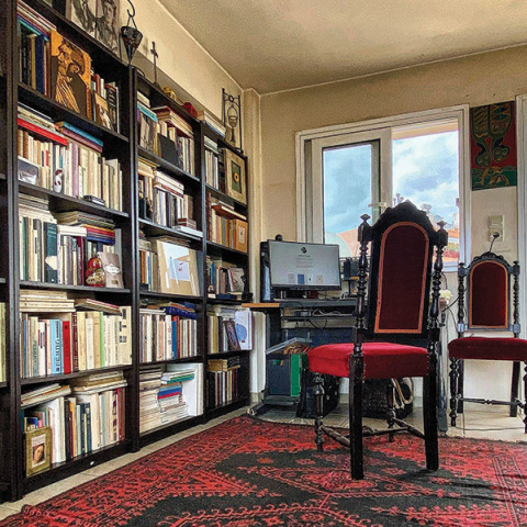 Τα δωμάτια των συγγραφέων: Γιάννης Αντιόχου