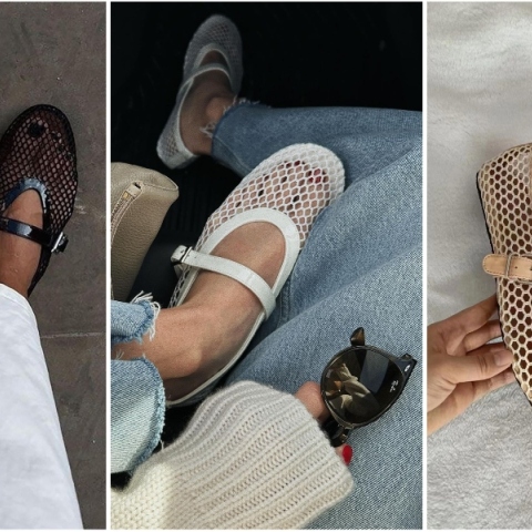Mesh Flats: Τα παπούτσια που αντικαταστούν τις μπαλαρίνες 