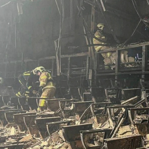 Επίθεση στη Μόσχα: Εύφλεκτο υγρό έριξαν στο κτήριο οι τρομοκράτες