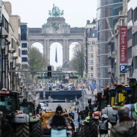 Τρακτέρ στις Βρυξέλλες